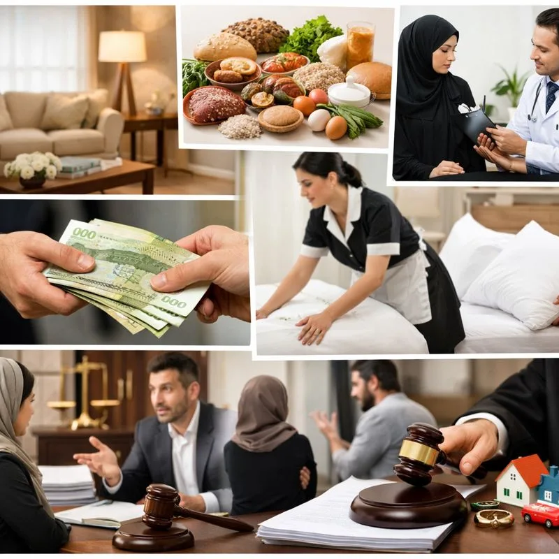 نفقه زوجه چیست و نحوه مطالبه آن
