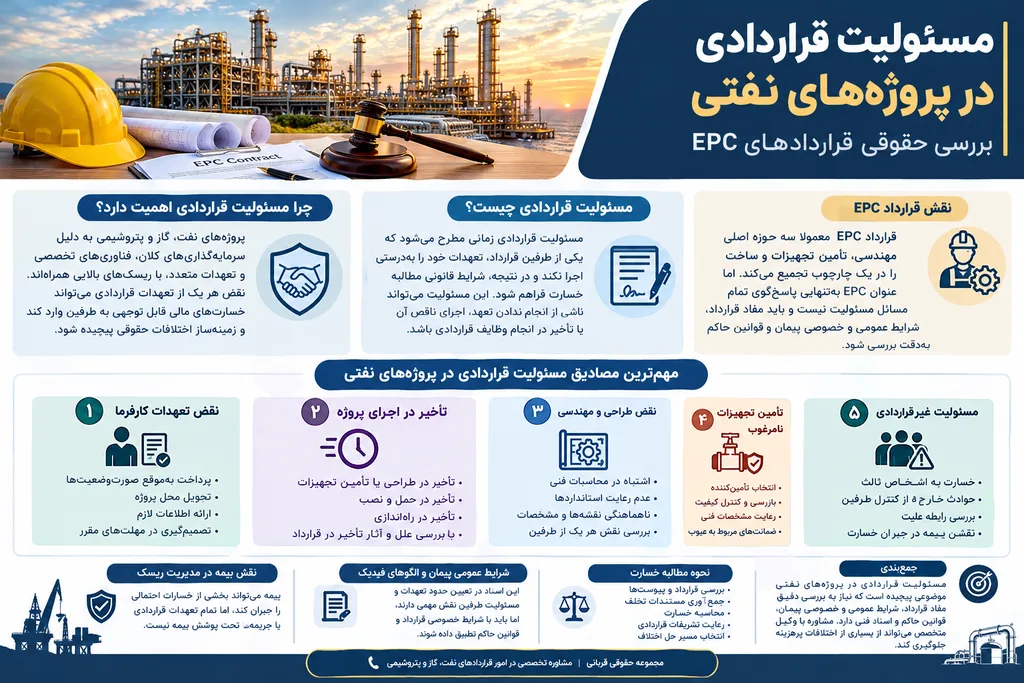 مسئولیت قراردادی در پروژه های نفتی
